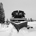 Schneepflug im Einsatz - copyright Deutsche Bahn AG
