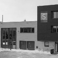 Außenansicht der neuen Stadtbahn-Werkstatt im Saarbrücker Stadtteil Brebach - Foto Stadtbahn Saar GmbH
