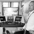 Lokführer spielen am Lok-Fahrsimulator - copyright Krischanz